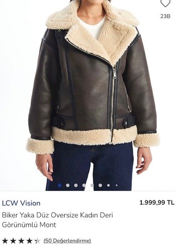 LCW Vision Kahverengi Kürklü Deri Ceket