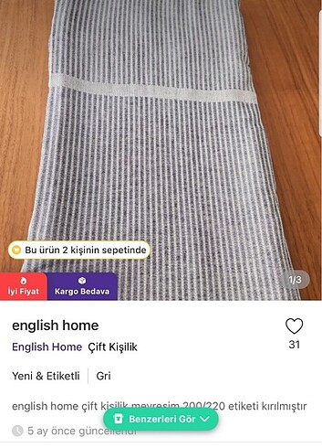 xs Beden çeşitli Renk Englihs home 