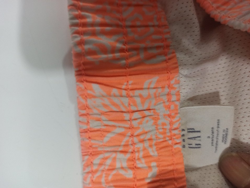 Erkek Çocuk Pembe Desenli Şort Mayo unisex GAP marka - Görsel 2