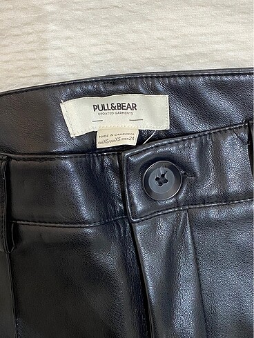 Deri Pantolon Pull bear