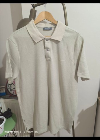 Erkek bej Kısa Kollu Polo Tişört