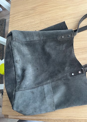 Mango süet kol çantası - Görsel 3