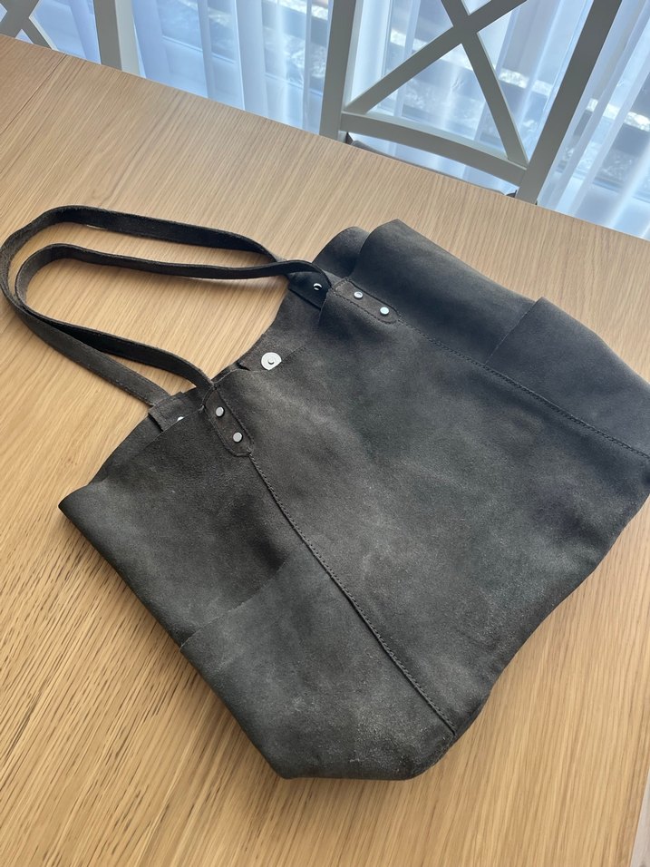 Mango süet kol çantası - Görsel 2