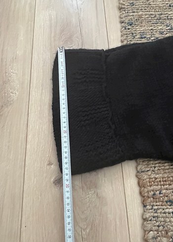 Siyah Uzun Kollu Triko Kadın Hırka - Görsel 7