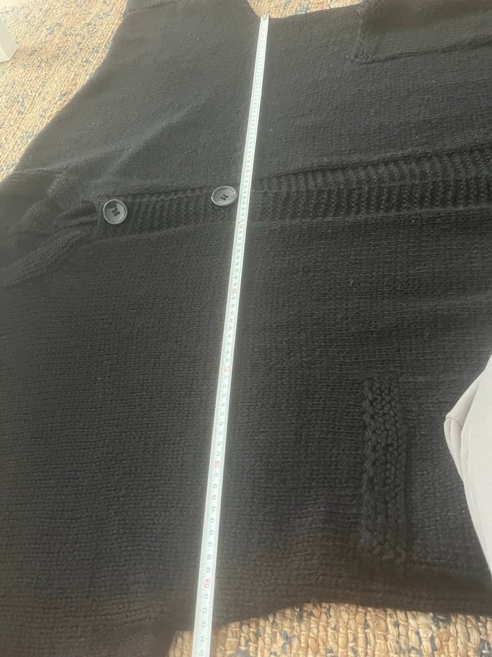 Siyah Uzun Kollu Triko Kadın Hırka - Görsel 5