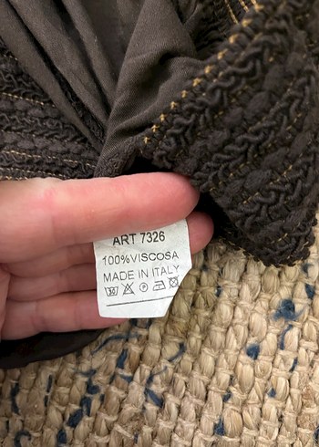 Kadın Salaş Kahverengi Şalvar Pantolon - Görsel 5