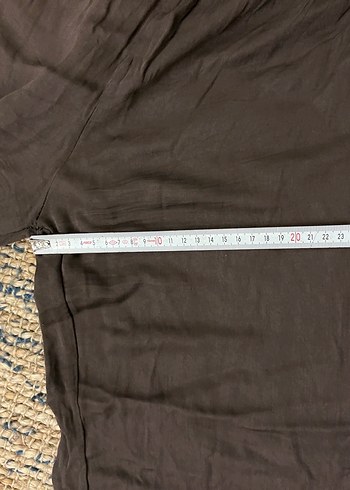 Kadın Salaş Kahverengi Şalvar Pantolon - Görsel 6