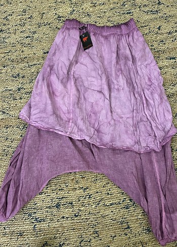 Pamuklu şalvar yeni etiketli - Görsel 9