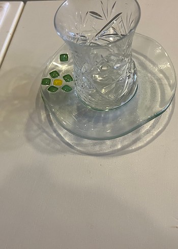 Küçük boy bardaklara göre çay tabağı - Görsel 5