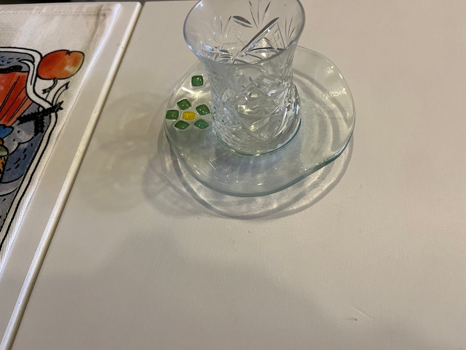 Küçük boy bardaklara göre çay tabağı - Görsel 5