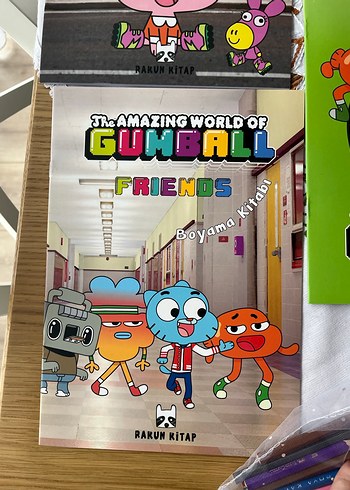Gumball Çocuk Kitapları ve Boyama Seti - Görsel 3