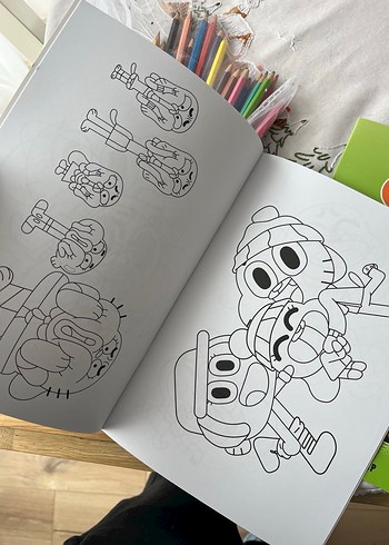 Gumball Çocuk Kitapları ve Boyama Seti - Görsel 6