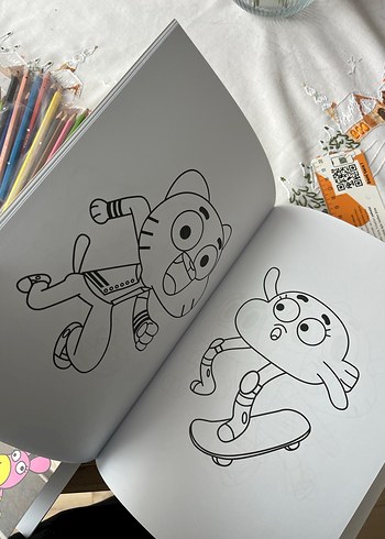 Gumball Çocuk Kitapları ve Boyama Seti - Görsel 7