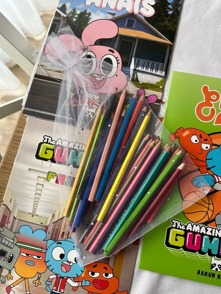 Gumball Çocuk Kitapları ve Boyama Seti - Görsel 5