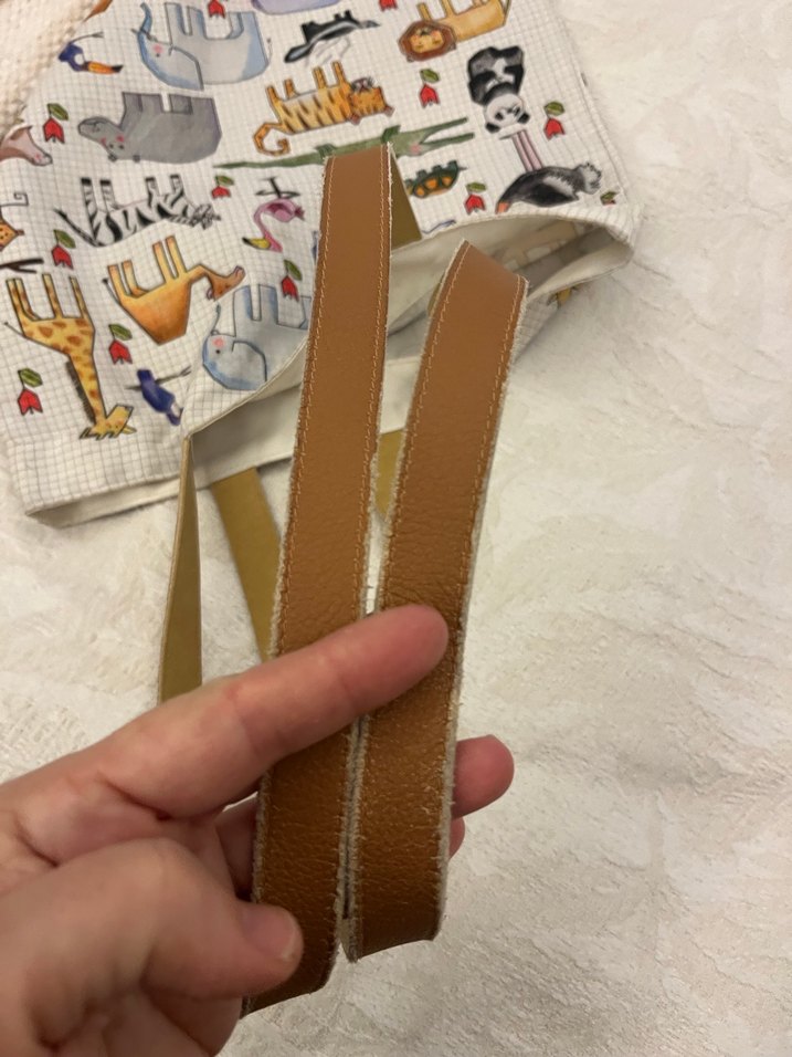 Desenli bez çanta - Görsel 3