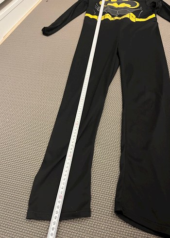 Siyah Batman Baskılı Çocuk Kostümü - Görsel 2