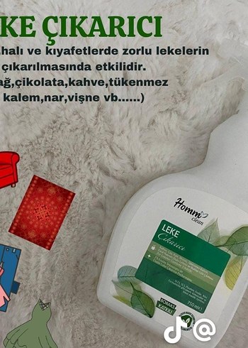 Homm Temizleyici Leke Çıkarıcı 750 ml