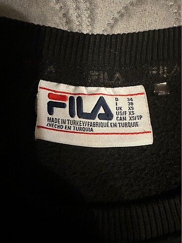 xs Beden Orjinal fila marka sweat