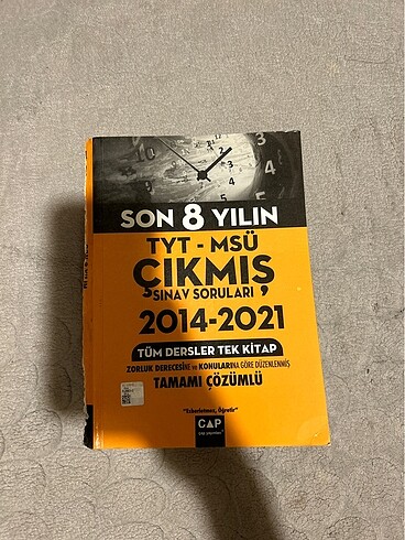 CAP TYT MSÜ cikmis soru kitabi