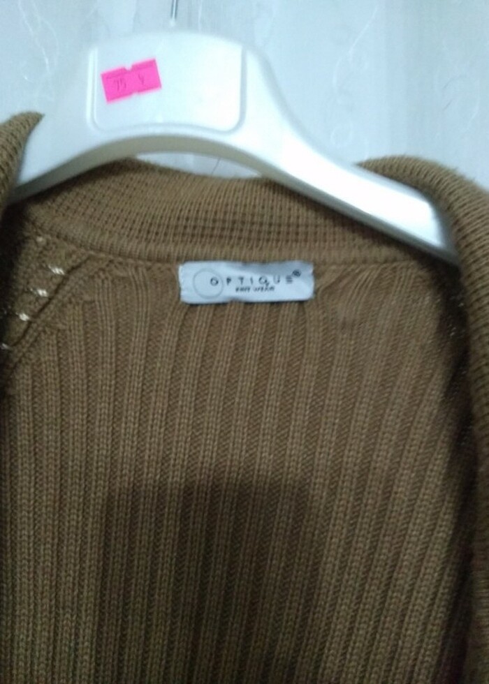 Hırka tiriko uzun ceket kaban - Görsel 5