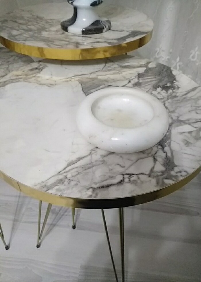 Mermer kül tabağı  - Görsel 2