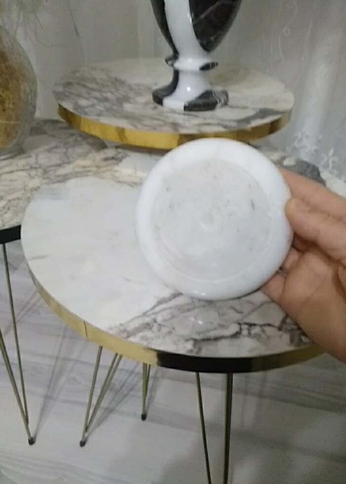 Mermer kül tabağı  - Görsel 4