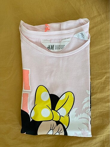 7 Yaş Beden çeşitli Renk H&M 6/8 yaş kız çocuk tshirt