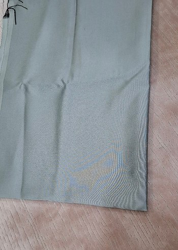 Nakışlı Gri Kadın Şal - Görsel 2