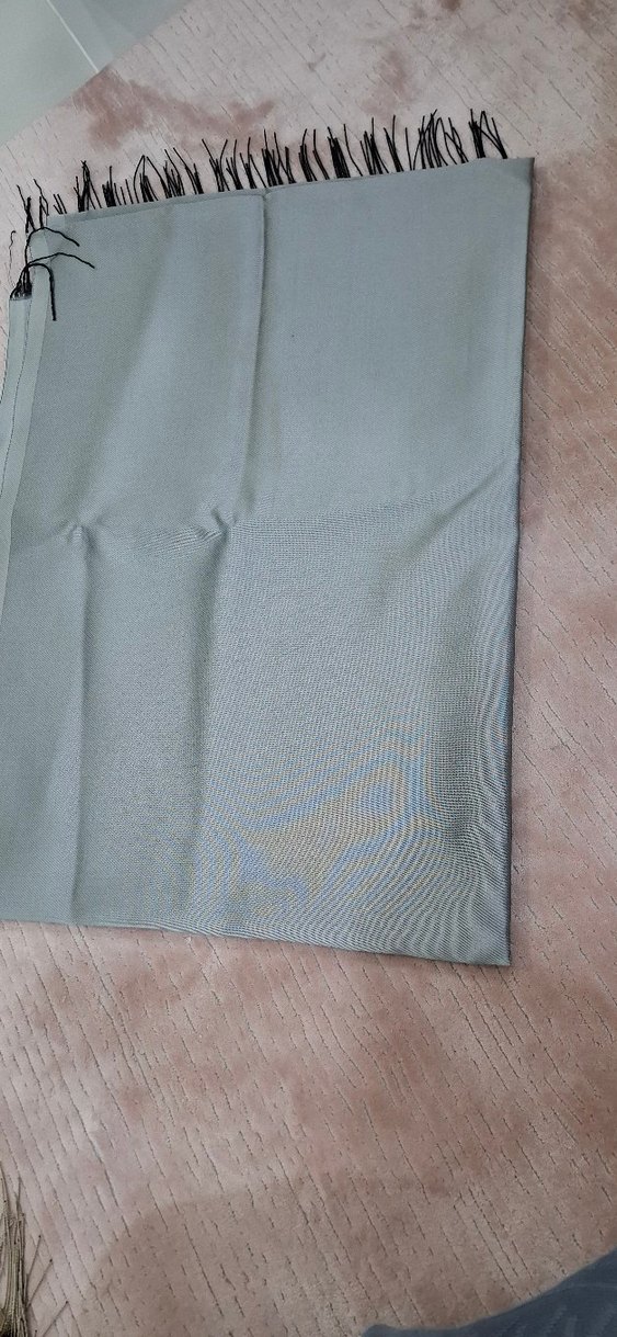 Nakışlı Gri Kadın Şal - Görsel 2