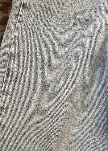 Kadın Mavi Yıkamalı Salaş Jean - Görsel 3