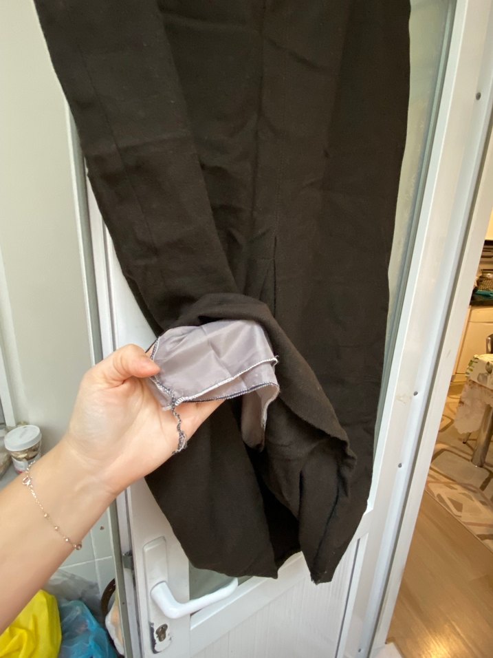 Kadın Kahverengi Midi Kumaş etek - Görsel 3