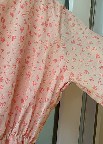 Pembe Uzun Hamile Tunik - Görsel 4