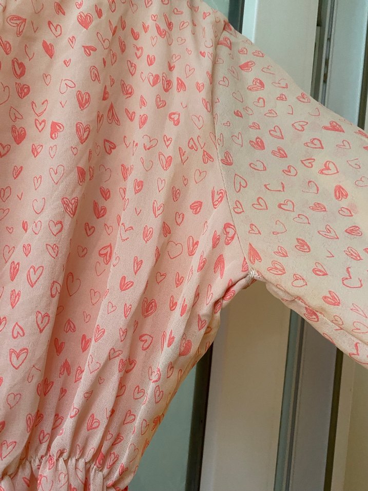 Pembe Uzun Hamile Tunik - Görsel 4