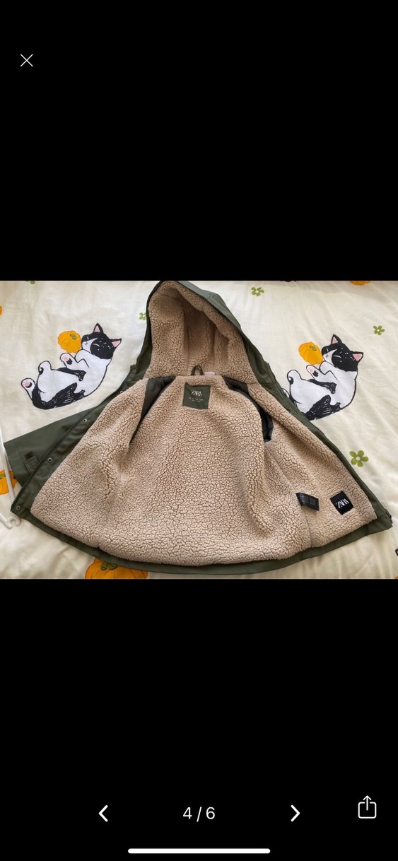 Zara Düğmeli Erkek Çocuk Mont - Görsel 3