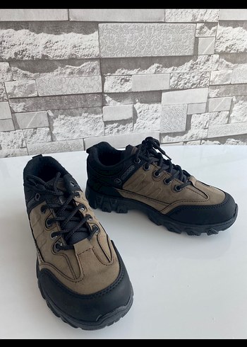 Kahverengi Kamuflaj Bağcıklı Unisex Outdoor Ayakkabı - Görsel 6