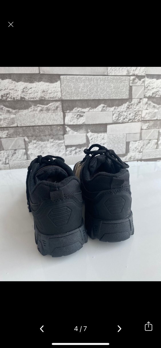 Kahverengi Kamuflaj Bağcıklı Unisex Outdoor Ayakkabı - Görsel 4