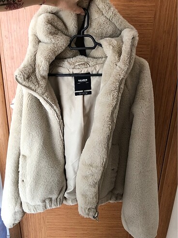 pull bear peluş ceket