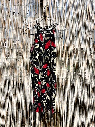 Halter yaka mango elbise