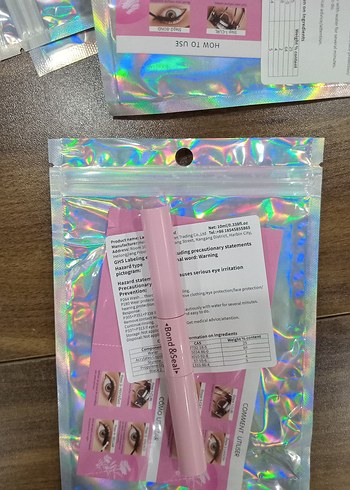 Pastel Pembe Takma Kirpik Yapıştırıcısı