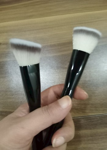 Koyu Bej Makyaj Fırçası Seti - Görsel 2