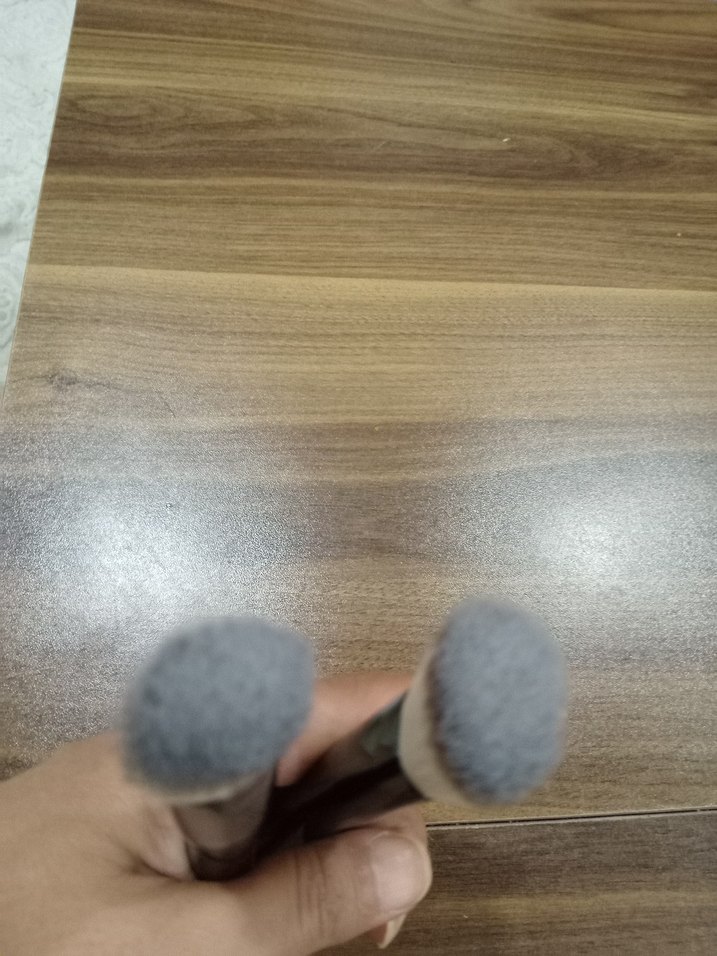 Koyu Bej Makyaj Fırçası Seti - Görsel 3