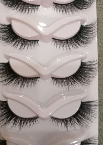 Pembe Kutuda 5 Çift Takma Kirpik - Görsel 2