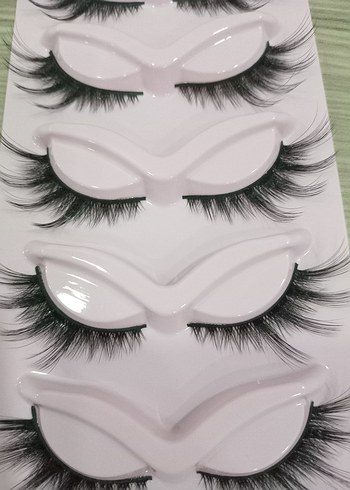 Doğal Görünümlü Sahte Kirpik Seti - Görsel 5