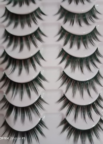 10 çift Takma Kirpik Seti - Görsel 3