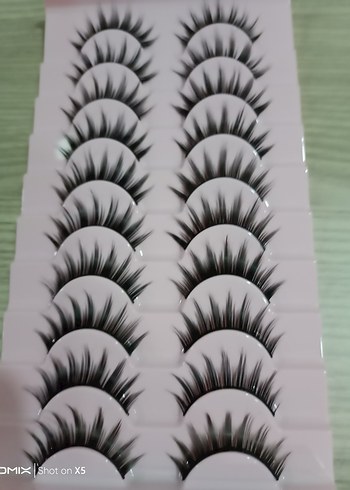 10 çift Takma Kirpik Seti - Görsel 2