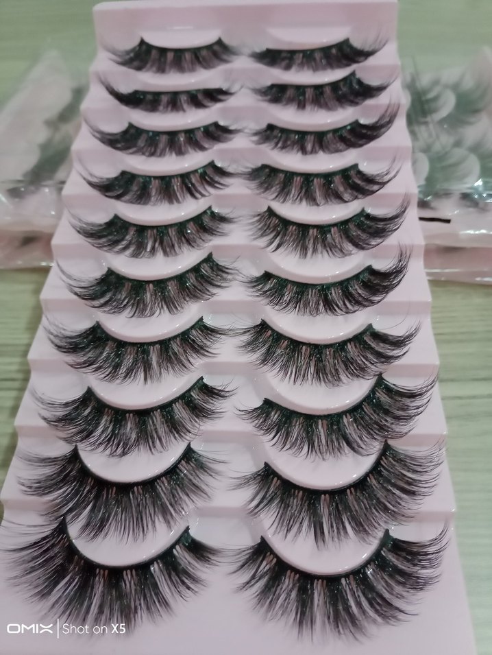 10 çift Takma kirpik seti - Görsel 2