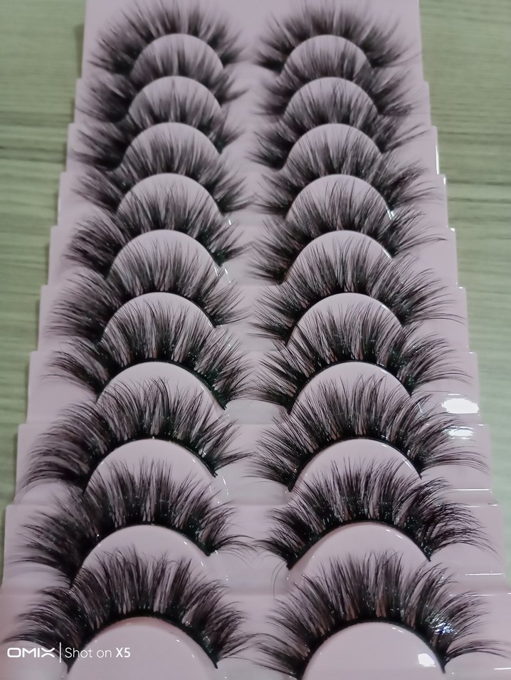 10 çift Takma kirpik seti - Görsel 3