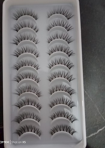 10 çift Takma Kirpik Seti - Görsel 3
