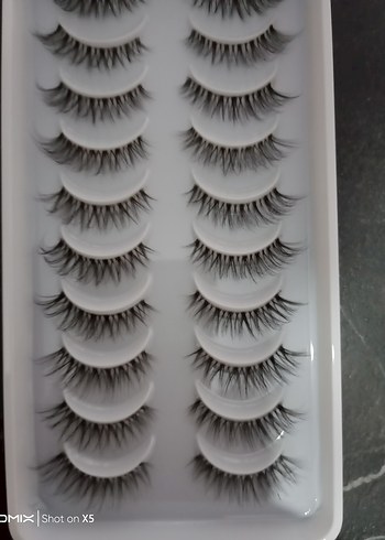 10 çift Takma Kirpik Seti - Görsel 4