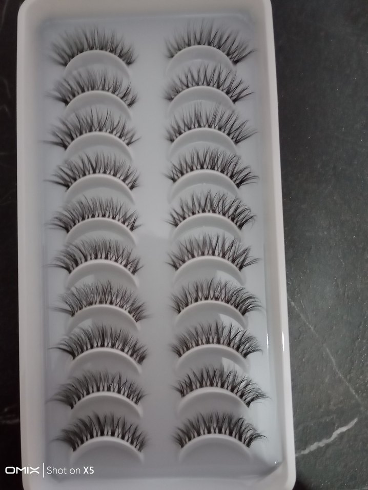 10 çift Takma Kirpik Seti - Görsel 3